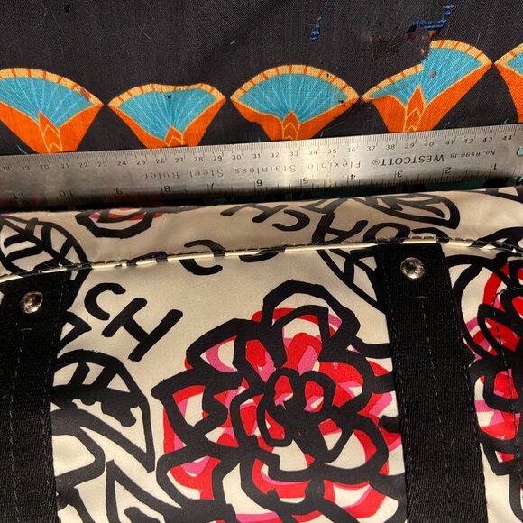 COACH Floral Poppy Graffiti Tote Bag - Like New! - Picture 4 of 16